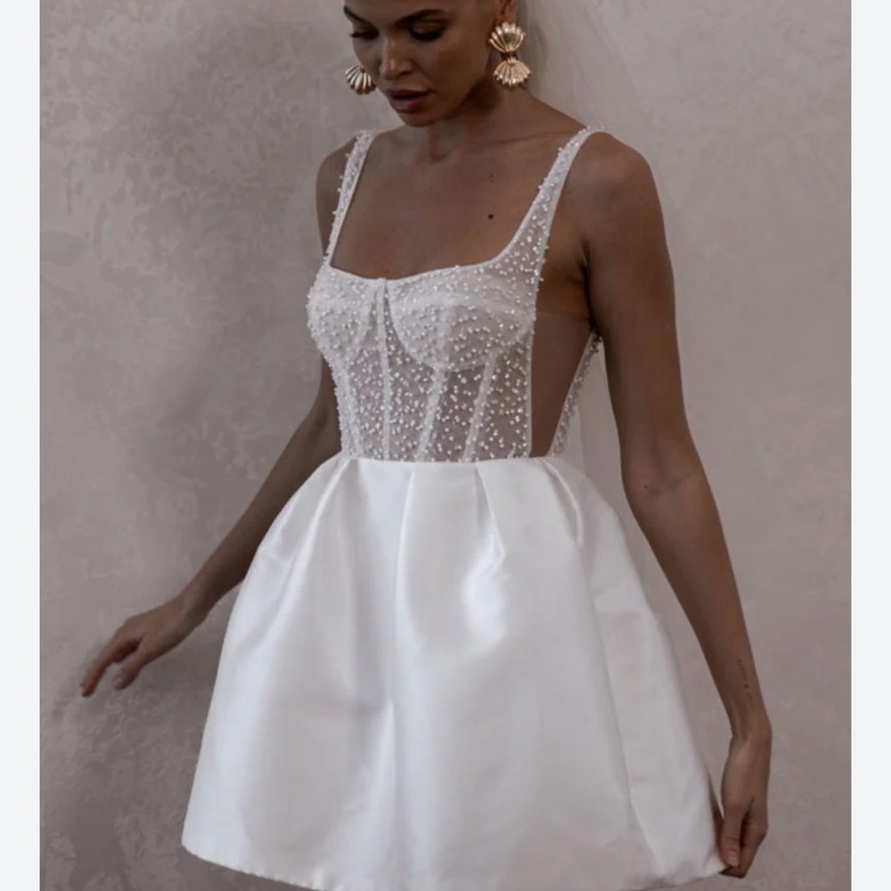 White Babydoll Mini Dress